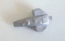 Jpeg picture of Confederate Frigate miniature.