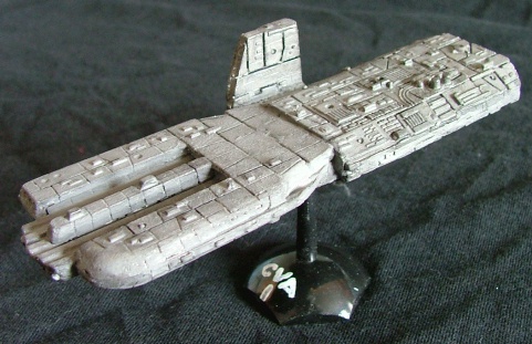 Jpeg picture of another spaceship build by John Dingle.