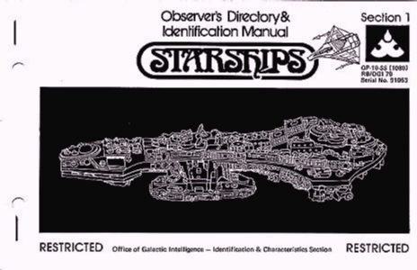 Jpeg picture of Superior Miniatures Starfleet Wars Observers Directory and Identification Manual.