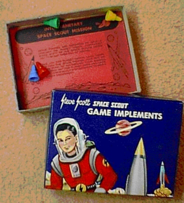 Jpeg picture of Steve Scott's Space Scout Game by Transogram.